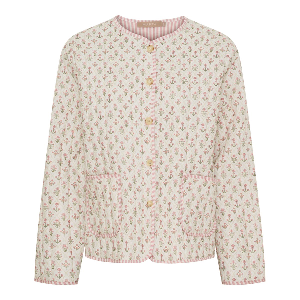 Mdc Avril Jacket - Light Blue / Rose