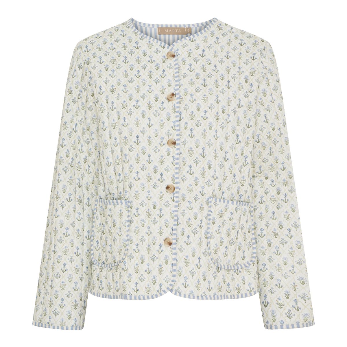 Mdc Avril Jacket - Light Blue / Rose