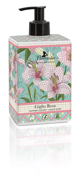 Hovedbilde Italian Mosaici Giglio Rosa 500ML Håndsåpe - Pink ...