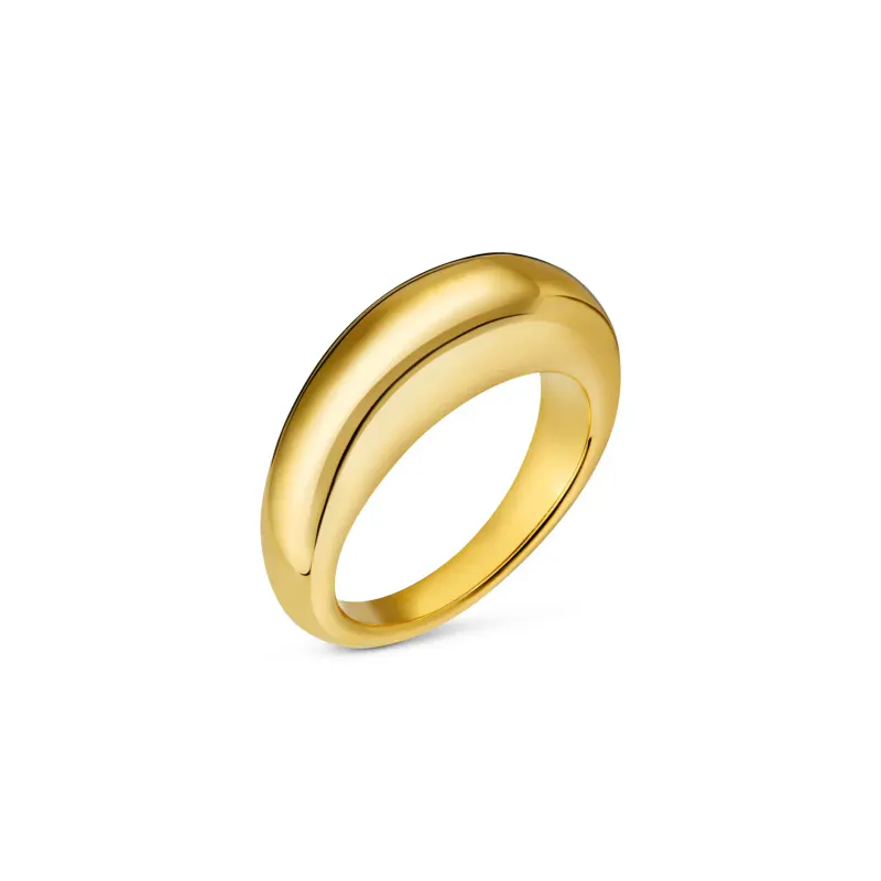 29717 Luxe Domed Ring - 18K Gold